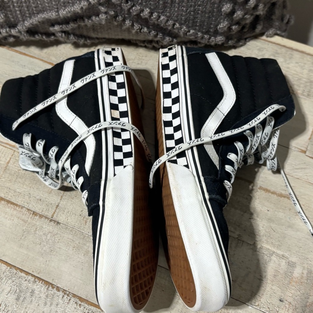 Van’s SK8-Hi Reissue Tigercheck Shoes-Sz 12 - Picture 2 of 7
